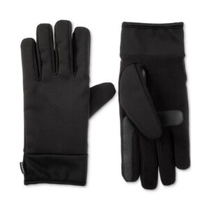 Isotoner Signature Men Lined Water Repellent Tech Stretch Gloves Black Size M